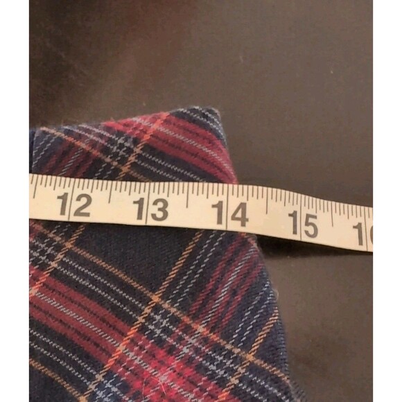 Cali 1850 Size Small Pleated Mini Skirt Womens Plaid Red Blue Zipper School Girl - Picture 6 of 6